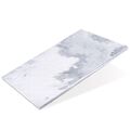 Schneidebrett Servierbrett Servierplatte dekorativ aus grauem Marmor 30x40 cm