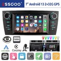 7" Carplay Autoradio Android 14 GPS Navi RDS BT WIFI Für BMW 3er E90 E91 E92 E93