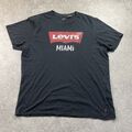 T-Shirt Levi's Miami großes Logo Rechtschreibung Herren L