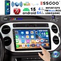 DAB+ Für VW Tiguan 5N 2007-2016 Carplay Android 14 Autoradio 4+64G GPS NAVI RDS