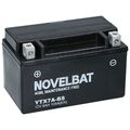 NOVELBAT YTX7A-BS Motorradbatterie 12V 6Ah 110A/EN NEU Motorrad Batterie