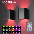 LED Wandleuchte Dimmbar Wandlampe Innen Mit Fernbedienung Up Down Flur Treppen