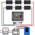 PV Solar Anschlusskasten Photovoltaik DC 1/2-Strings Überspannungsschutz 0% MwSt
