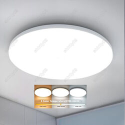 LED Deckenlampe Deckenleuchte 12W-60W Ultraflach Panel Schlafzimmer Badezimmer
