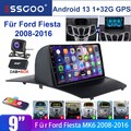 DAB+ 1+32GB Carplay Autoradio Navi Android GPS Für Ford Fiesta MK6 2008-2016 KAM