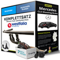 Anhängerkupplung WESTFALIA abnehmbar für MERCEDES CLS Shooting Brake +E-Satz ABE