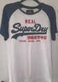 Herren-T-Shirt XXXL/3XL von Superdry. Optik weiß mit marineblauem Logo. Toller Zustand.