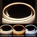 5V 12V 24V COB LED Streifen Stripe Band Warmweiss Kaltweiss Keine Lichtpunkt DE