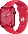 Apple Watch Series 8 [GPS + Cellular, inkl. Sportarmband rot] 45mm Aluminiumge S