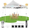 COBIZI Faltpavillon 3x3 Popup Gartenpavillon Wasserdicht UV Schutz 50+ Partyzelt