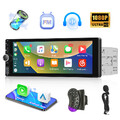1 DIN 6.86" Wireless Apple CarPlay Android Auto Touchscreen Autoradio BT FM SWC