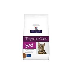 HILL S prescription diet - y/d thyroid care feline chicken 1,5 Kg
