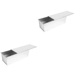  2 Count Brötchen Backform Wiederverwendbare Toastpfanne Toastbrot