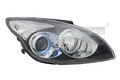 TYC Hauptscheinwerfer 20-12277-05-2 für HYUNDAI i30 FD CRDi
