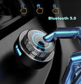 Bluetooth 5.0 FM Transmitter Auto Mp3 Player Radio KFZ SD Freisprechanlage USB