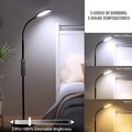 Stehlampe LED Stehleuchte Dimmbar 360° Leselampe Berühren Bodenlampe Timer NEU