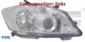 TYC 20-12448-15-2 Hauptscheinwerfer links Scheinwerfer Frontscheinwerfer 