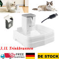 3.1L Trinkbrunnen Automatisch Haustier Wasserspender für Katzen Hunde w/Filter