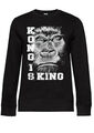 Kong is King Damen Sweater Kult Fun Godzilla Monster Gorilla Angry Cool Gojira