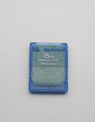 Original Sony Playstation 2 | PS2 Memory Card | 8MB | Transparent | Blau ✔️