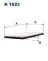 FILTRON Filter, Innenraumluft K 1023 für RENAULT