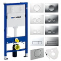 Geberit Duofix Spülkasten Delta Vorwandelement BH 112 cm mit Bausatz für Wand-WC