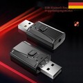 Bluetooth 2in1 5.1 Sender Empfänger Wireless USB Aux Audio Transmitter Adapter `