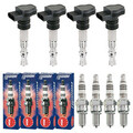 4x ERA Zündspule +4x NGK Zündkerze Iridium IX passend für Suzuki Alto HA24 1.1