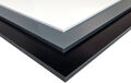 PVC Hart Platte 1-10 mm Schwarz/Weiß/Grau Trovidur® Vekaplan® Kunststoffplatte