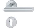 HOPPE 3389314 Rosettengarnitur Amsterdam 1400/42KV/42KVS Aluminium F1 rund PZ DI