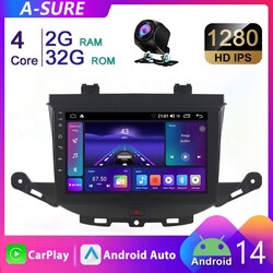 KAM 2G+32G Android 14 Autoradio Für Opel Astra K 2015-2019 GPS Navi CarPlay NAVI