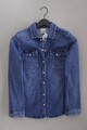 ✅ Esprit Jeansbluse Slim Bluse für Damen Gr. 38, M neuwertig Langarm blau ✅