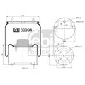 1x Federbalg, Luftfederung FEBI BILSTEIN 39994 passend für SAF KRONE
