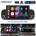 DAB+ Carplay Für Fiat Panda 2013-20 7" Android 15 Autoradio GPS Nav BT KAM 2+64G