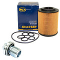 Ölfilter SH4788P + Ölablassschraube für Opel Astra J 2.0 CDTi 09/2009 - 10/2015
