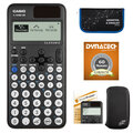 Casio FX-810 DE CW mit CalcCase-Schutztasche,Zirkelset blau,Schutzfolie,Garantie