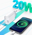20W Schnellladegerät für IPhone 12 13 14 USB C Laden Netzteil plus Kabel 1 Meter