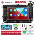 DAB+ 7" Autoradio Android 13 GPS Navi für VW GOLF 5 6 Passat Touran mit Kamera