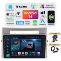 4+64G Android 14 Autoradio GPS CarPlay DAB+ Für Toyota Corolla Verso 2003-2009