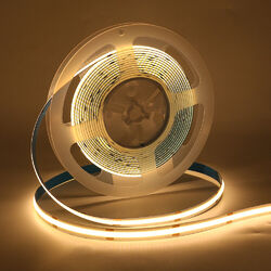 5V USB COB LED Streifen 3/5/8MM Lichtband Stripe Lichterkette Selbstklebend