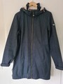Schöne Damen Softshelljacke Übergangsjacke Dunkelblau meliert Gr. 40, wie Neu
