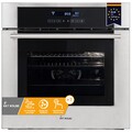 Einbaubackofen 60 cm 70L Grill Heißluft Teleskopauszüge Automatik-Timer