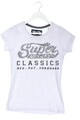 SUPERDRY T-Shirt Damen Gr. DE 32 hellgrau Casual-Look