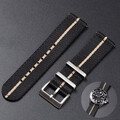 Nylon Uhrenarmband 20/22 mm Canvas Stoffband Schnellverschluss Uhr Ersatzband