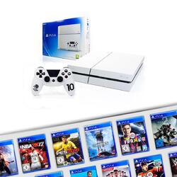 Sony PS4 Konsole SLIM PRO + Spiel + Wired Controller Playstation 4 - akzeptabel