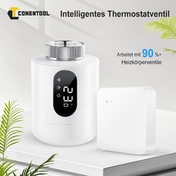Smart WIFI HeizkörperThermostat Tuya Zigbee Heizkörperventil für Alexa/Google DE