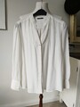 Zero Bluse cremeweiß Gr. 44, Biesen,  Weicher Fall