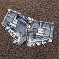 Taille Hot Pants Mini Jeans Sexy Damen Micro Denim Shorts Low