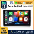 Android 14 Für Audi A4 S4 RS4 B6 B7 SEAT EXEO Autoradio CarPlay GPS Navi 32GB