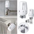 4Stk Thermostatkopf Heizkörper Regler Thermostat Kopf Heizung Ventil M30 x 1,5-